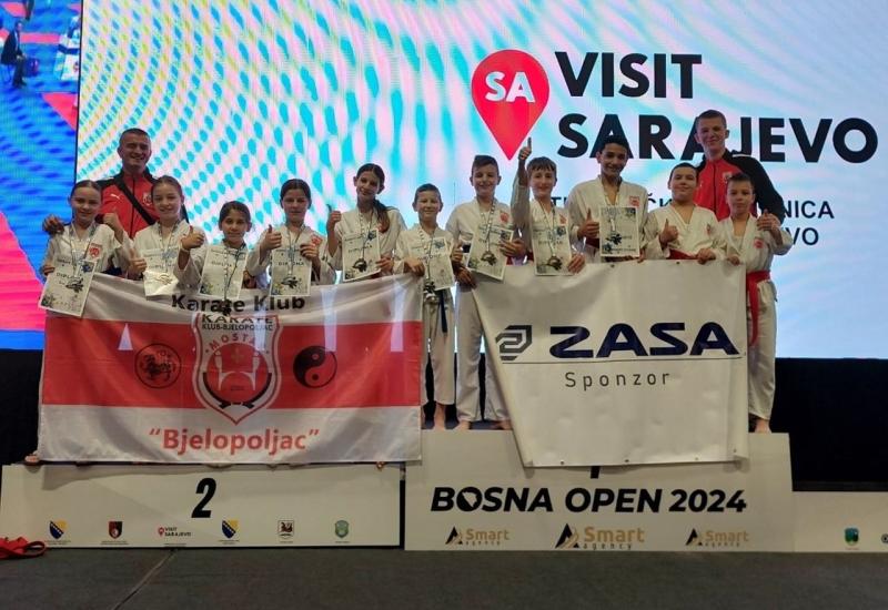 Karatisti Bjelopoljca briljirali na Bosna Openu 2024 